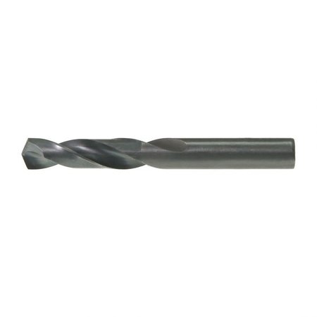DRILLCO Screw Machine Length Drill, Type C Heavy Duty Stub Length, Series 300, Imperial, 14 In Drill Size 300A116